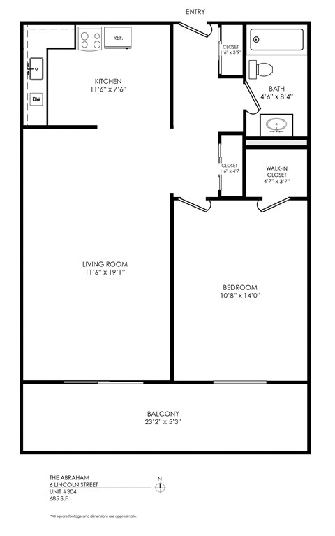 6 Lincoln St. 1 Bed Apartment for Rent - Photo Gallery 11